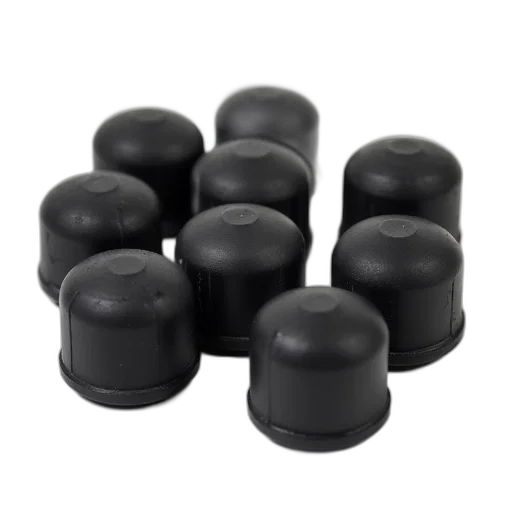 furniture, pcs, black, carbidlized, rubber, caps, atv, trailer transparent PNG cut-out