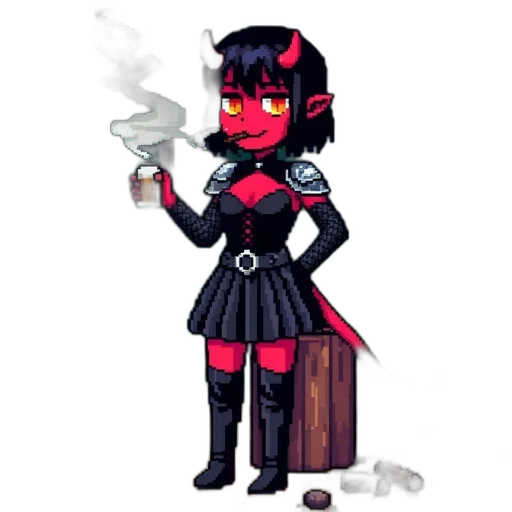 staff, weapon, pixel art, concept art, fantasy art, comic book art, fire, dark transparent PNG cut-out