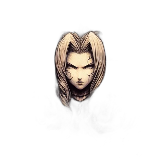 hair, face, mask, crown, concept art, pixel art, fantasy art, comic book art transparent PNG cut-out