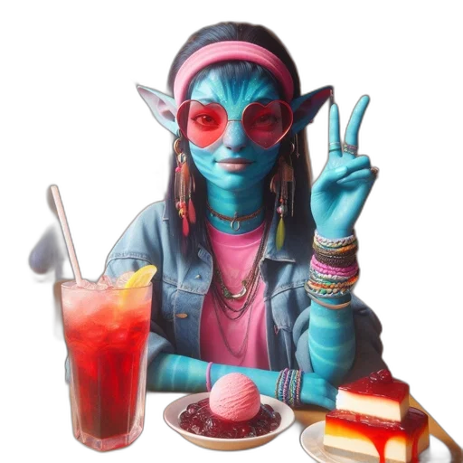 jewelry, staff, mask, face, vaporwave, 3d render, concept art, fantasy art transparent PNG cut-out