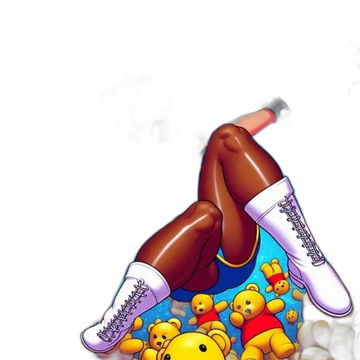 bottle, shoes, food, concept art, cartoon, 3d render, photorealistic, outer space transparent PNG cut-out