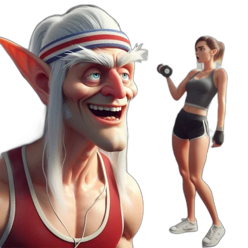 face, hat, concept art, 3d render, photorealistic, fantasy art, animated, elf-like transparent PNG cut-out