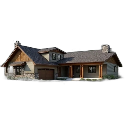 building, 3d render, photorealistic, concept art transparent PNG cut-out