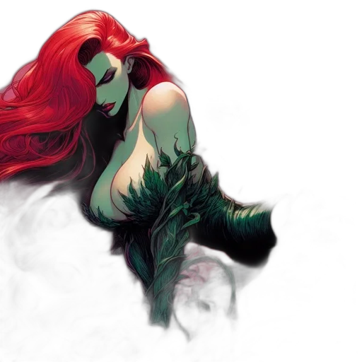 creature, concept art, fantasy art, comic book art, pixel art, underwater, fire, red transparent PNG cut-out