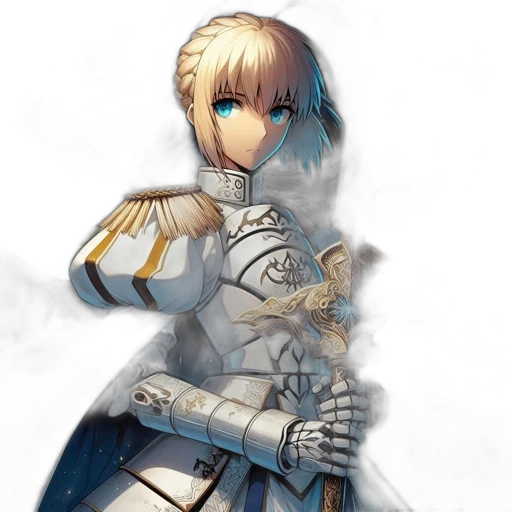 sword, weapon, staff, face, concept art, fantasy art, pixel art, anime transparent PNG cut-out