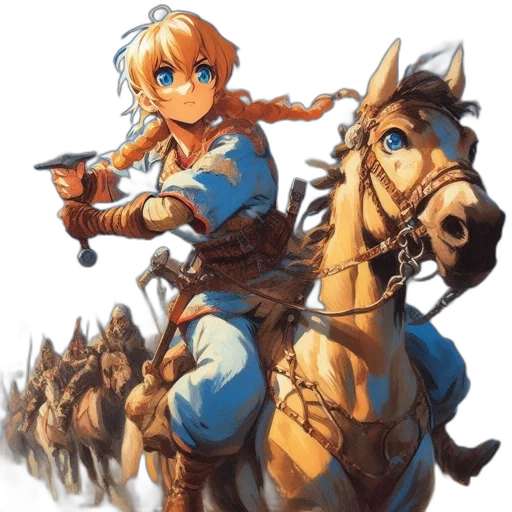 weapon, sword, concept art, fantasy art, anime, pixel art, blue, female transparent PNG cut-out