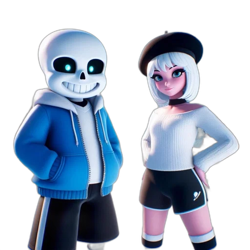 jacket, robot, mask, staff, 3d render, concept art, pixel art, vaporwave transparent PNG cut-out
