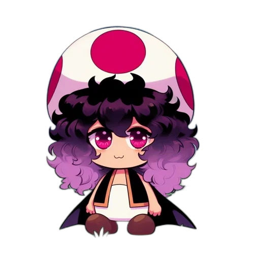 hat, creature, staff, hair, anime, pixel art, cartoon, vaporwave transparent PNG cut-out