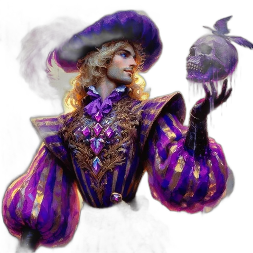 staff, hat, mask, crown, fantasy art, concept art, photorealistic, 3d render transparent PNG cut-out