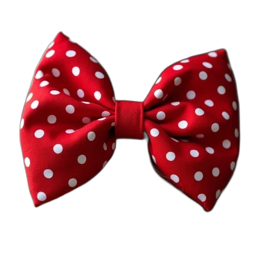 3d render, red, polka, dot transparent PNG cut-out