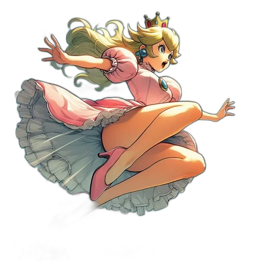 crown, dress, creature, concept art, watercolor, fantasy art, anime, pastel transparent PNG cut-out