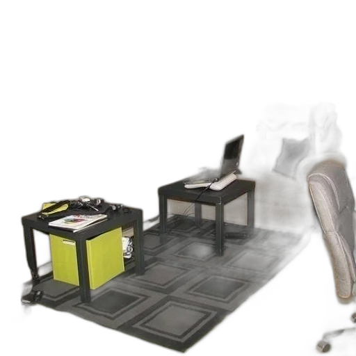 furniture, 3d render, concept art, cozy transparent PNG cut-out