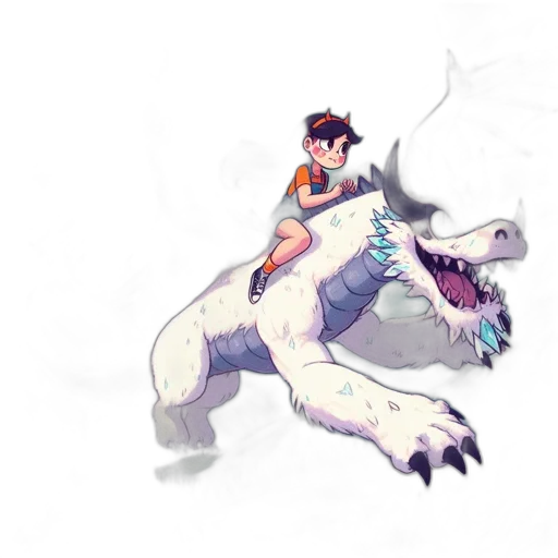 dragon, creature, animal, weapon, concept art, fantasy art, pixel art, watercolor transparent PNG cut-out