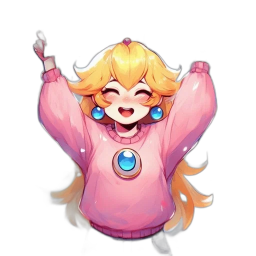 staff, jacket, creature, hair, pixel art, concept art, anime, vaporwave transparent PNG cut-out