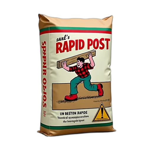 food, weapon, robot, concept art, 3d render, photorealistic, bag, cement transparent PNG cut-out
