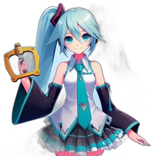 staff, robot, weapon, dress, anime, concept art, pixel art, 3d render transparent PNG cut-out