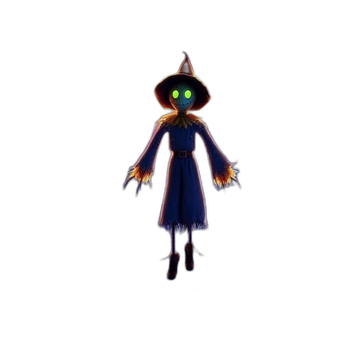 staff, mask, creature, robot, pixel art, concept art, 3d render, fantasy art transparent PNG cut-out