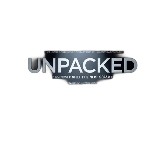 jacket, 3d render, second, image, promotional, poster, samsung, unpacked transparent PNG cut-out