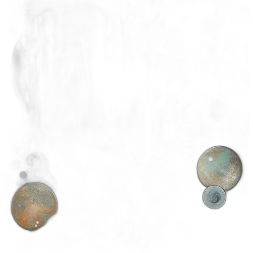 jewelry, concept art, photorealistic, 3d render, watercolor, outer space, fog, underwater transparent PNG cut-out