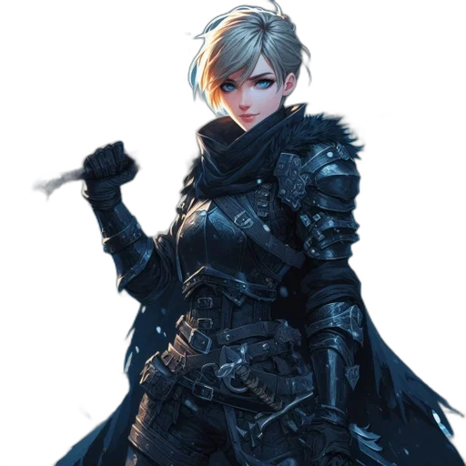 weapon, sword, jacket, staff, concept art, fantasy art, 3d render, pixel art transparent PNG cut-out