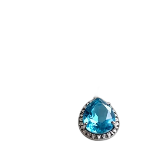 jewelry, crown, staff, hat, 3d render, blue, delicate, necklace transparent PNG cut-out
