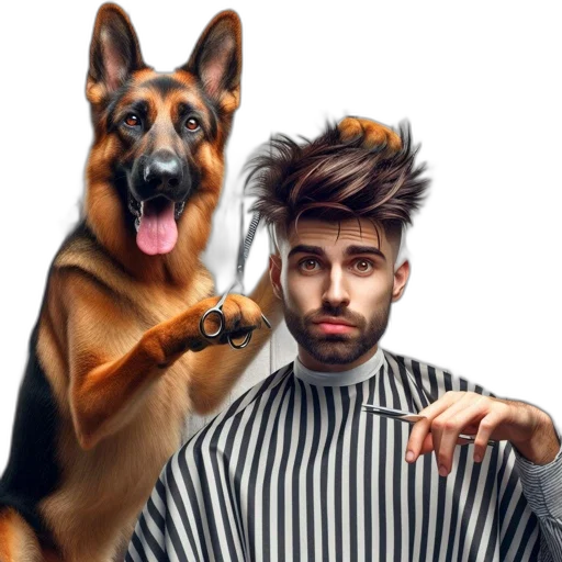 hair, animal, jacket, creature, photorealistic, watercolor, cartoon, concept art transparent PNG cut-out