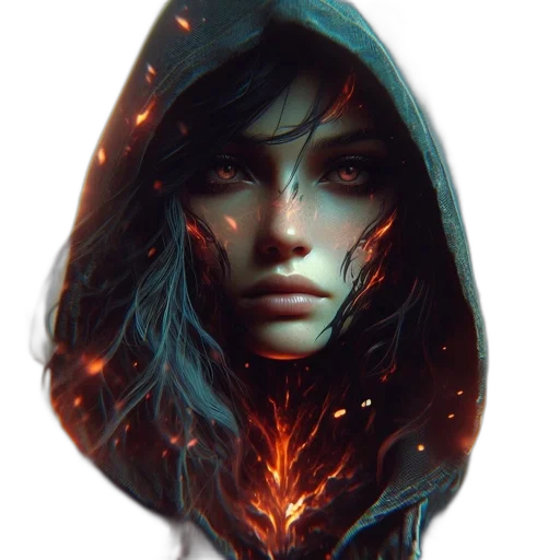 face, mask, jacket, dragon, fantasy art, concept art, cyberpunk, comic book art transparent PNG cut-out