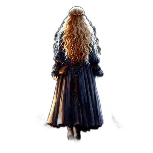 dress, hair, dragon, jacket, fantasy art, concept art, watercolor, pixel art transparent PNG cut-out