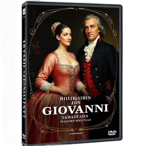 cover, dvd, wolfgang, amadeus, mozart, don, giovanni, featuring transparent PNG cut-out