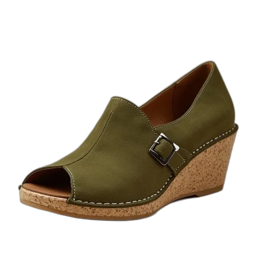 shoes, earth tones, green, clarks transparent PNG cut-out