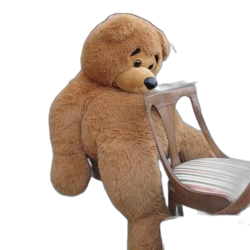 furniture, staff, creature, animal, 3d render, photorealistic, large, brown transparent PNG cut-out