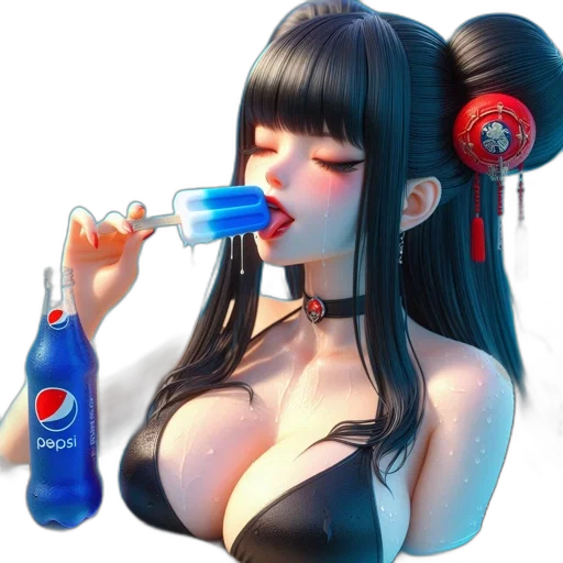 bottle, food, vaporwave, fantasy art, concept art, anime, neon lights, blue transparent PNG cut-out