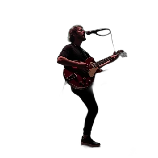 hair, creature, musician, performing, stage, standing, one, leg transparent PNG cut-out