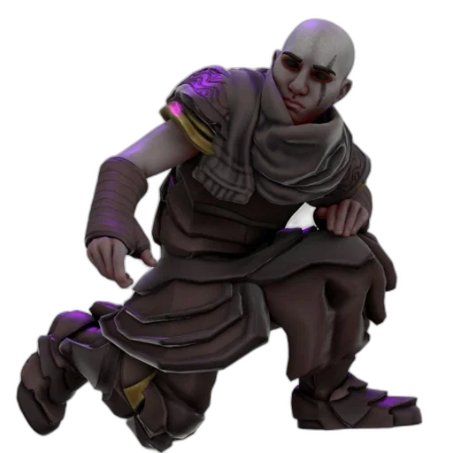 staff, creature, mask, weapon, concept art, 3d render, fantasy art, cyberpunk transparent PNG cut-out