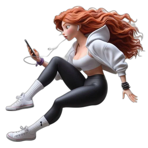 jacket, hair, staff, concept art, cartoon, fantasy art, 3d render, animated transparent PNG cut-out