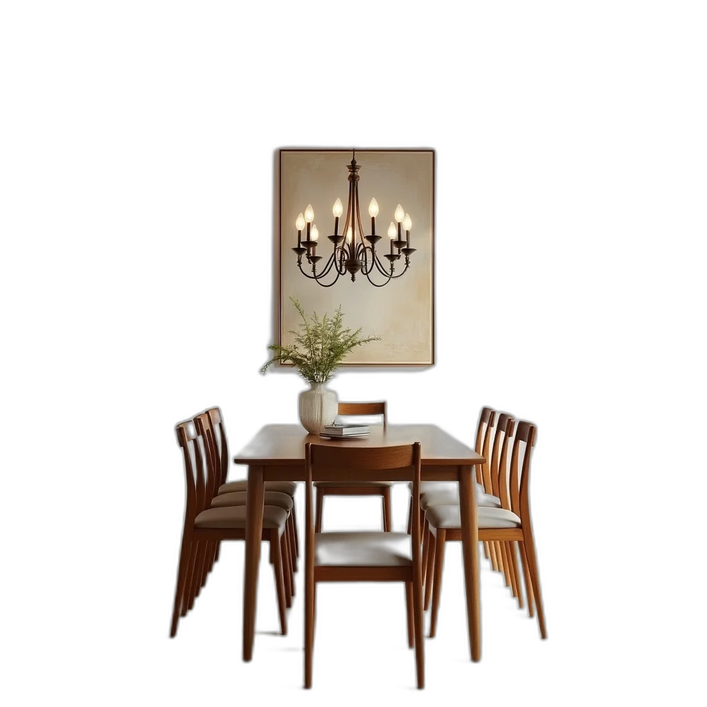 furniture, jewelry, 3d render, photorealistic, concept art, night, forest, earth tones transparent PNG cut-out
