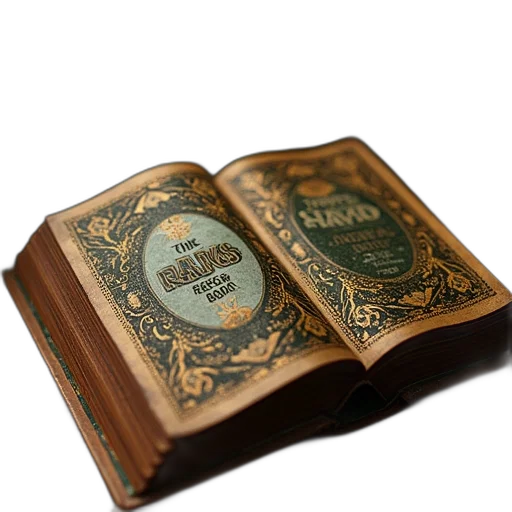 3d render, book, reggae, artists, title, kings transparent PNG cut-out