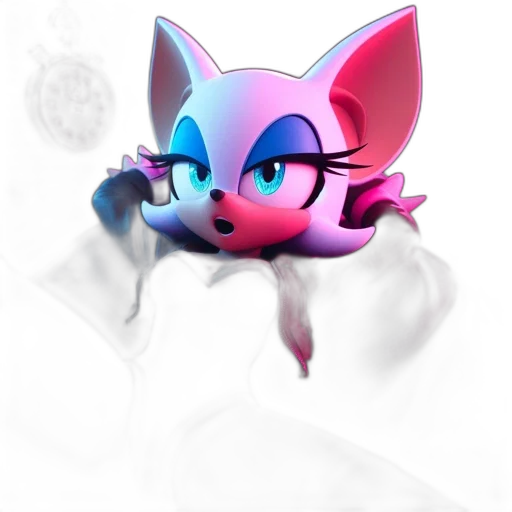 staff, mask, creature, animal, concept art, 3d render, fantasy art, vaporwave transparent PNG cut-out