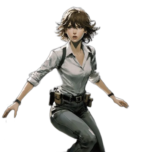 staff, jacket, concept art, comic book art, photorealistic, fantasy art, monochrome, inside transparent PNG cut-out