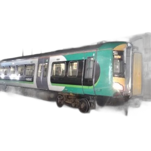 weapon, car, 3d render, photorealistic, concept art, green, white, train transparent PNG cut-out