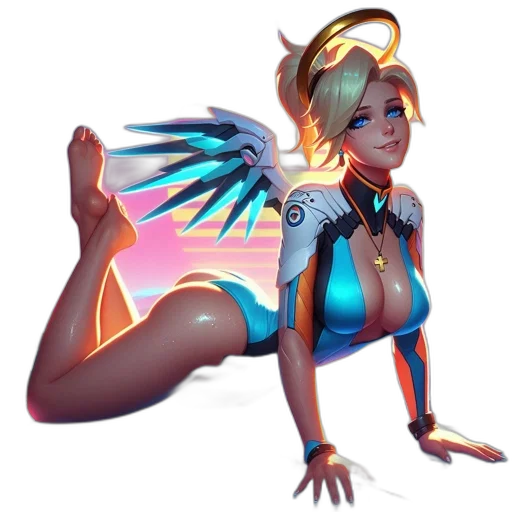staff, fantasy art, concept art, pixel art, anime, neon, colorful, blue transparent PNG cut-out