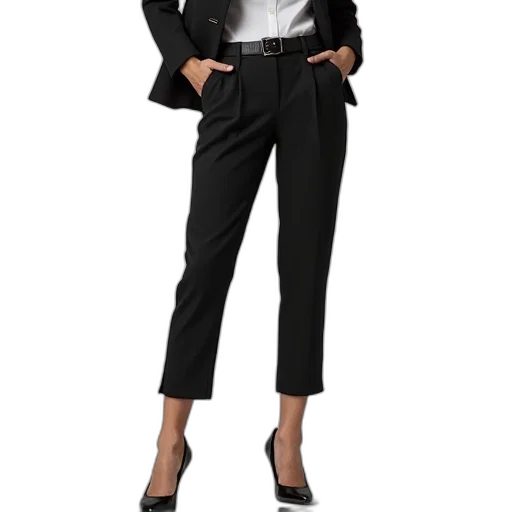 jacket, staff, monochrome, slim transparent PNG cut-out