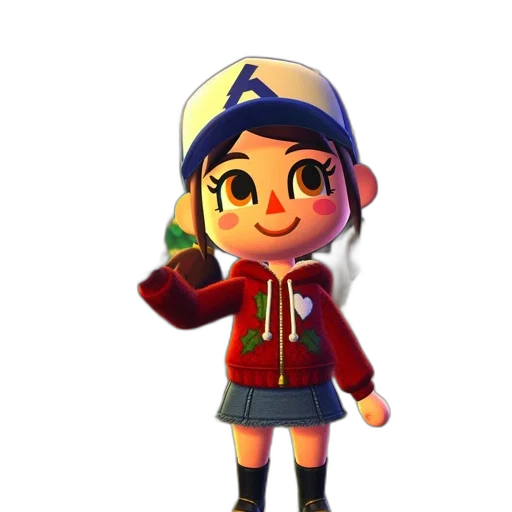 hat, staff, jacket, weapon, 3d render, concept art, pixel art, cartoon transparent PNG cut-out