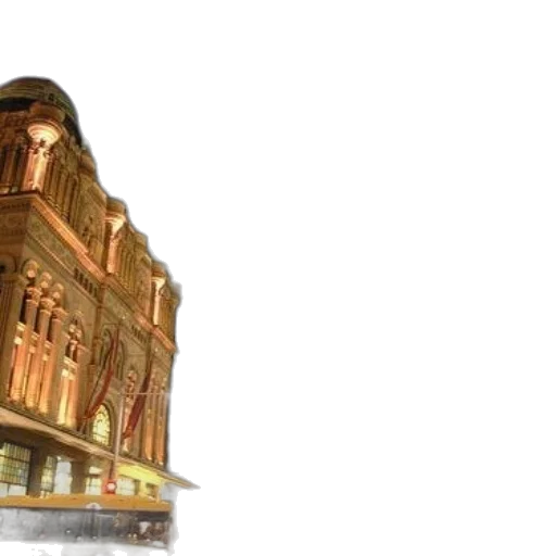 building, concept art, photorealistic, 3d render transparent PNG cut-out