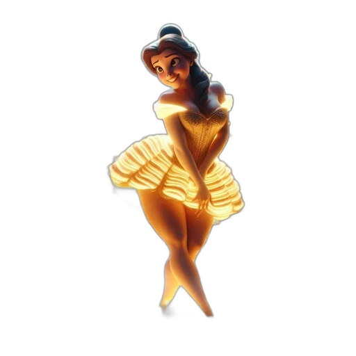 dress, jewelry, crown, concept art, 3d render, pixel art, fantasy art, golden transparent PNG cut-out