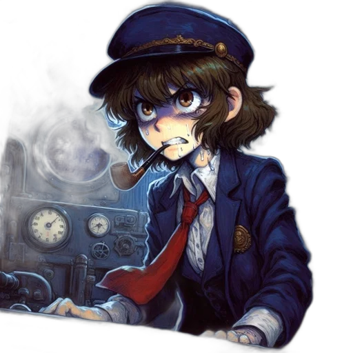 staff, hat, weapon, face, anime, pixel art, concept art, cartoon transparent PNG cut-out