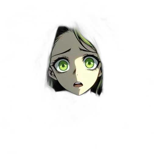 face, mask, creature, staff, anime, cartoon, concept art, pixel art transparent PNG cut-out