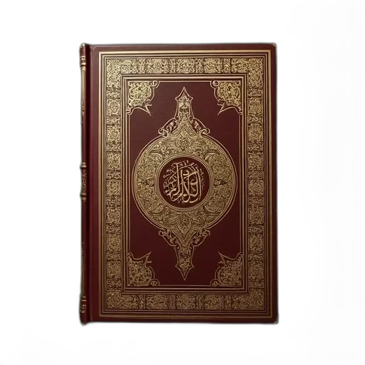 book, cover, circular, design, featuring, intricate, patterns, central transparent PNG cut-out