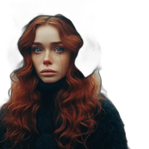 face, jacket, hair, dragon, photorealistic, fantasy art, concept art, oil painting transparent PNG cut-out