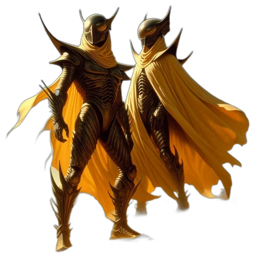 mask, concept art, fantasy art, comic book art, 3d render, golden, dark, earth tones transparent PNG cut-out